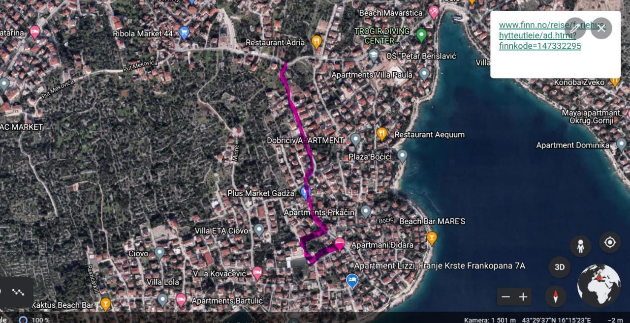 Apartment Lizzi. Trogir Zewnętrze zdjęcie